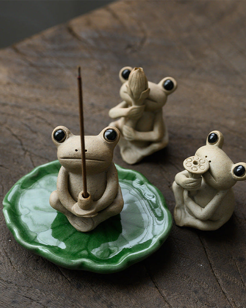 Ceramic Handmade Small Frog – Frogit store