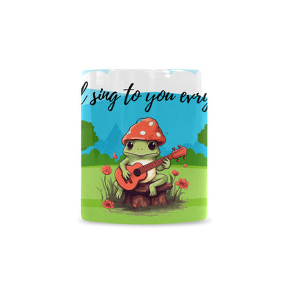 Frog singing Mug