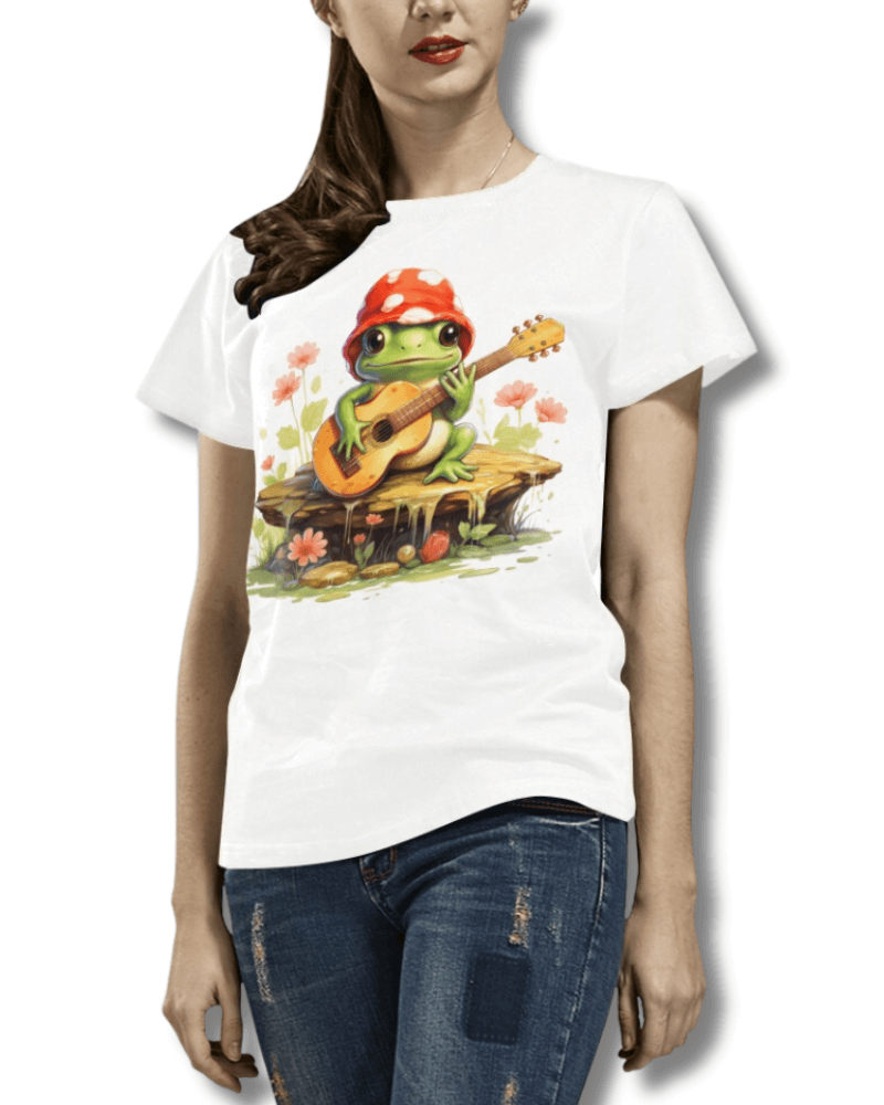 Frog On Mushroom T-shirt