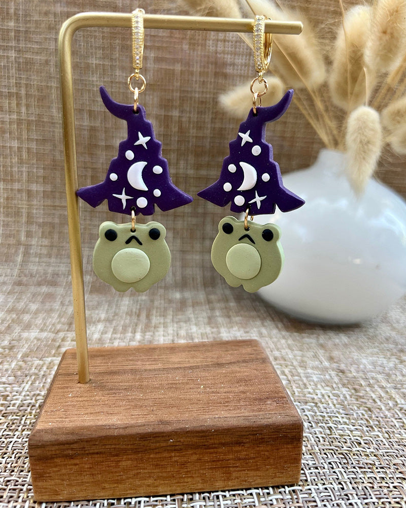 Wizard Frog Earrings