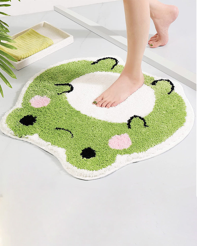 Cute Frog Bath Rug 