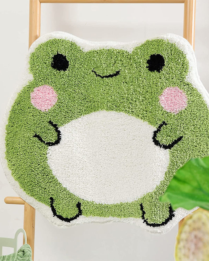 ZSHIFANG Cute Bathroom Rug Mat,20x32,Microfiber Fun Flower Shape Bath Mat  for Bathroom Soft Kids Shower Rug Water Absorbent Bath Rug Floor Door Mat