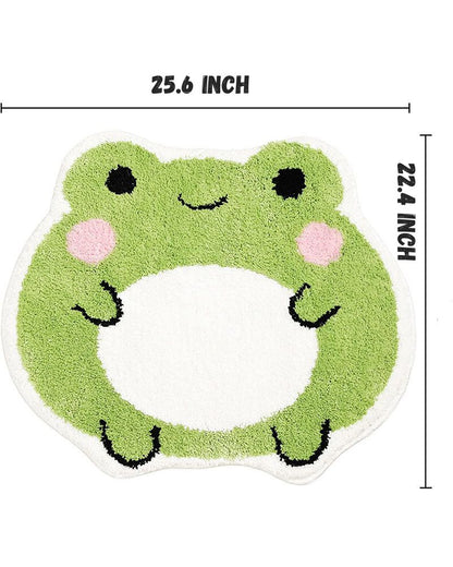 Cute Frog Bath Rug 