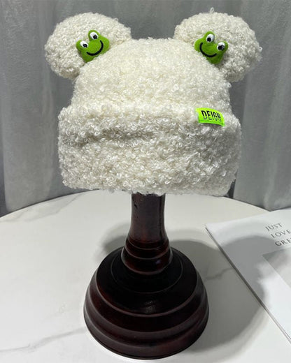 Cute Frog Lambswool Hat