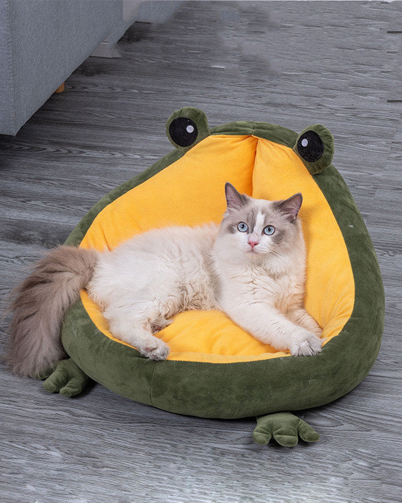 Frog Plush Pet Bed