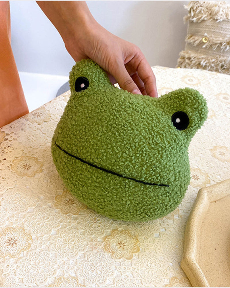 Frog Doll Bag Plush - Foggy Face