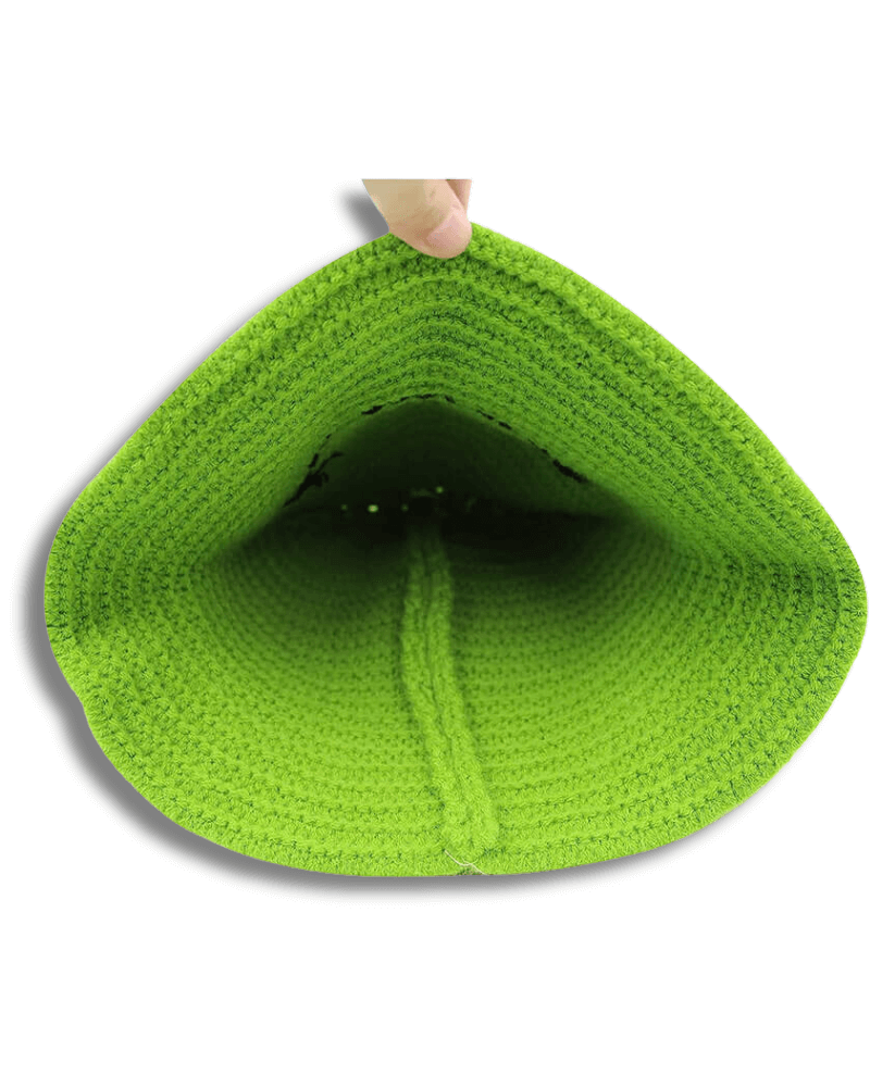 Baby Knitted  Frog Bucket Hat 