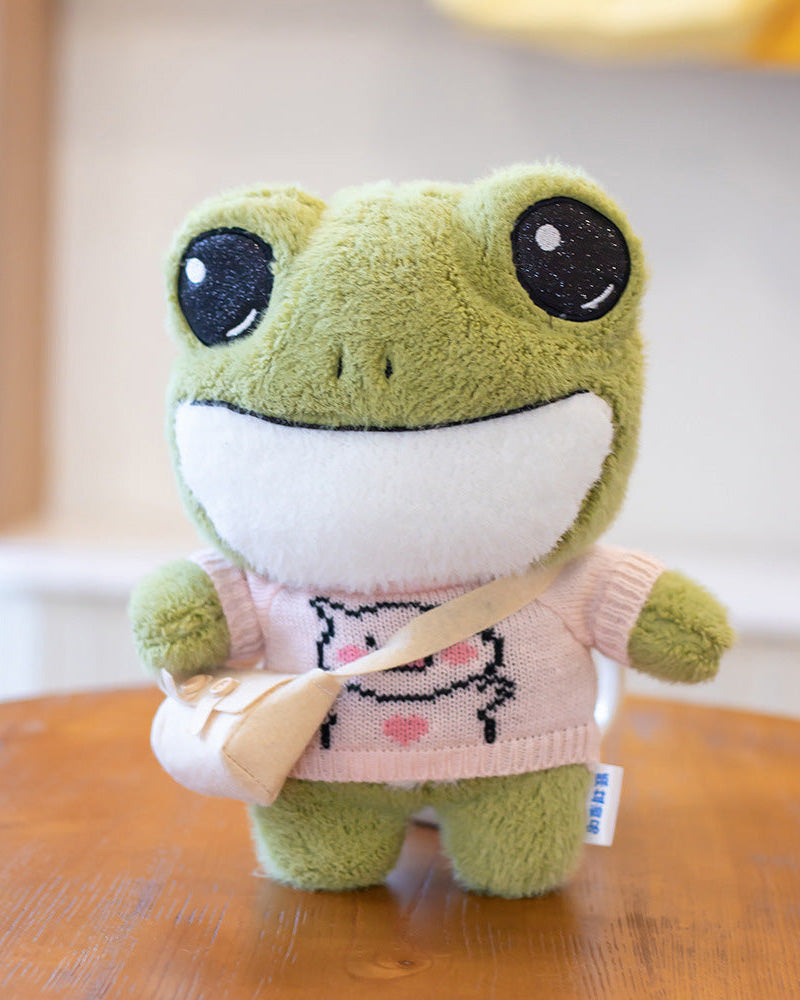  Cute Frog Plush Doll Pink Piglet