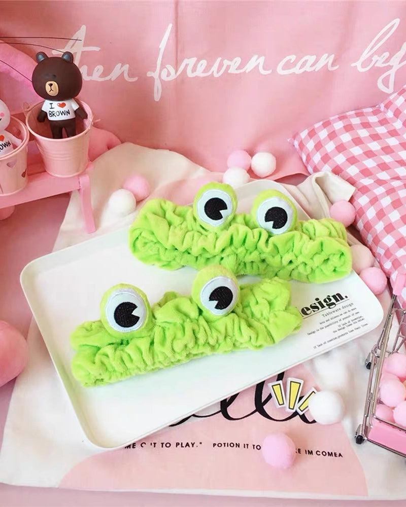 Cute Green Frog Headband