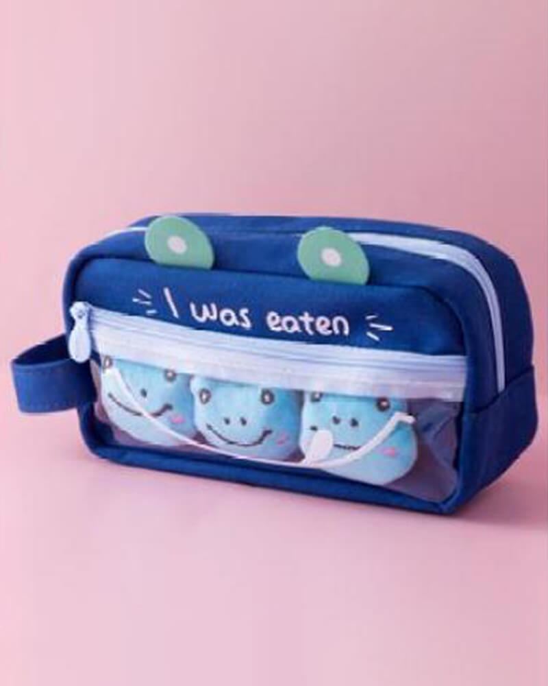 Cute Frogs Pencil Bag