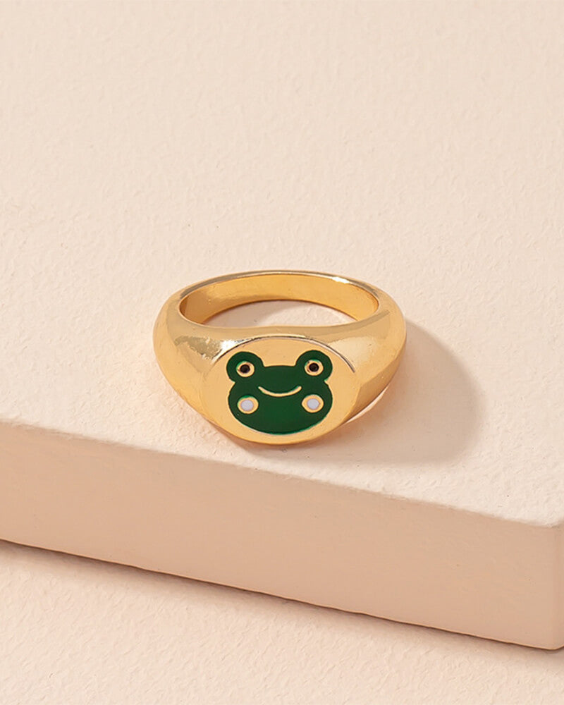 Hip Hop Wind Frog Ring