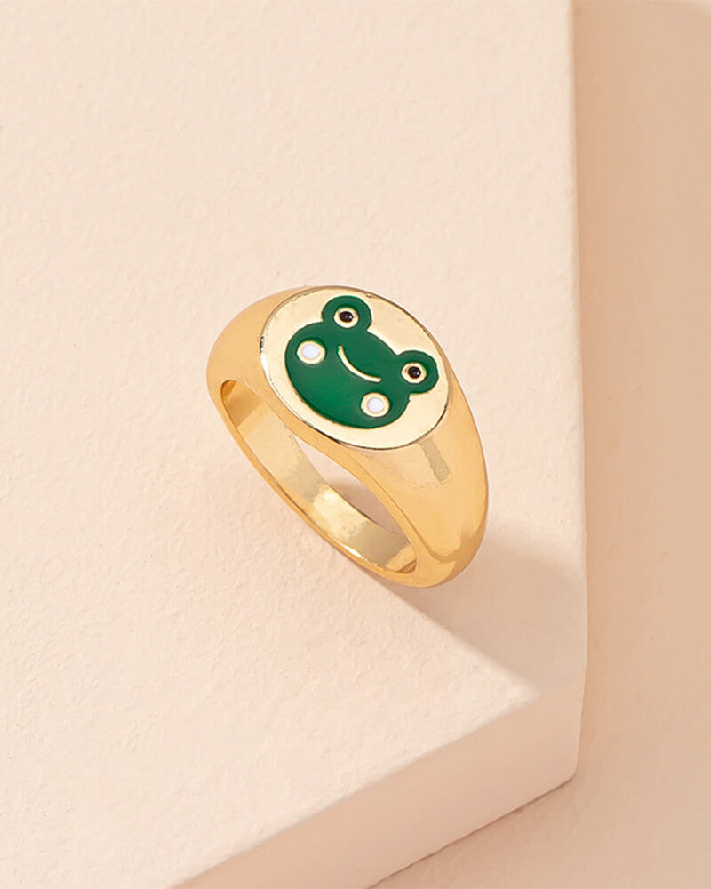 Hip Hop Wind Frog Ring