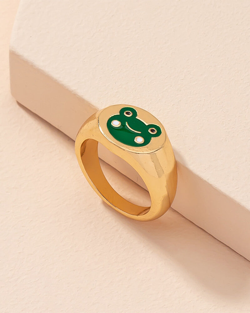 Hip Hop Wind Frog Ring