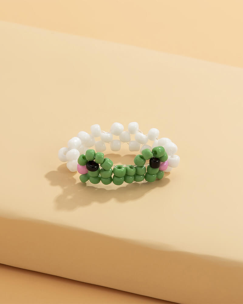 Hand-Woven Small Frog Necklace/Bracelet/Ring