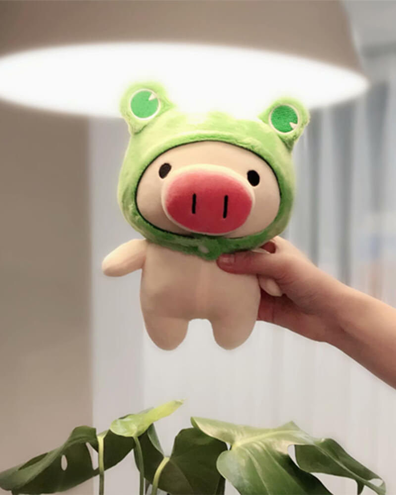 Piggy Frog Hat Plush