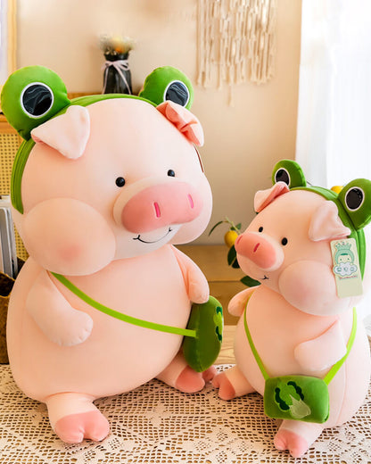 Pig Doll With Froggy Accessories