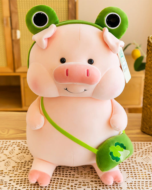 Pig Doll With Froggy Accessories